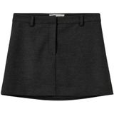 Sofie Schnoor - Diana - Minirok - Grijs gemêleerd - Met Riemlussen en Voering