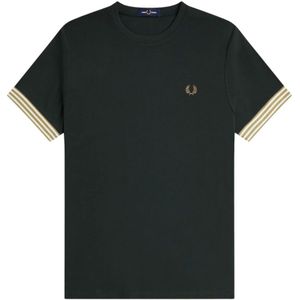 Fred Perry - M7707 Q20 - T-shirt - Groen - Katoen