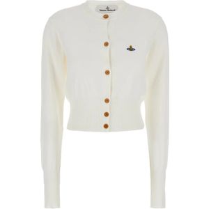 Vivienne Westwood, Dames, Truien, Wit, Maat: S Katoen,