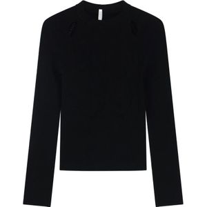 Imperial, Dames, Truien, Zwart, Maat: M Viscose,