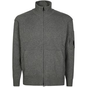 C.p. Company, Heren, Truien, Grijs, Maat: M Wol,