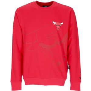 New Era - Chicago Bulls Crewneck Sweatshirt - Rood - Katoen
