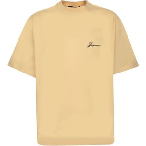 Jacquemus, Heren, Tops, Beige, Maat: L Katoen,