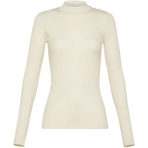 Forte Forte, Dames, Truien, Wit, Maat: M Wol,