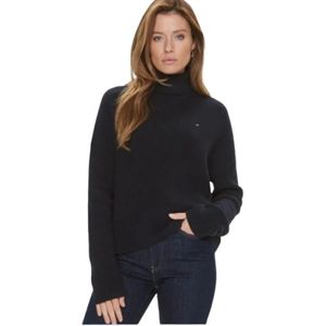 Tommy Hilfiger, Dames, Truien, Blauw, Maat: M Katoen,