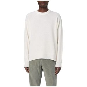 Roberto Collina, Heren, Truien, Wit, Maat: XL Wol,