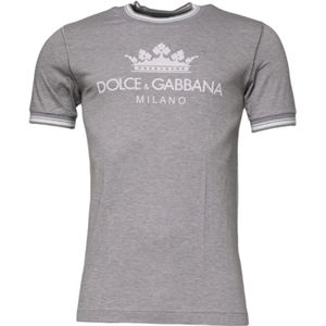 Dolce & Gabbana, Heren, Tops, Grijs, Maat: 2XL Katoen,