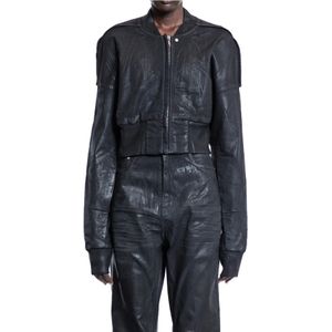 Rick Owens, Dames, Jassen, Zwart, Maat: S Denim,