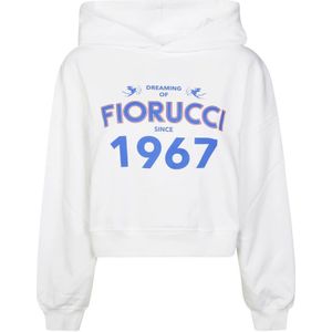Fiorucci, Dames, Sweatshirts & Hoodies, Wit, Maat: XS
