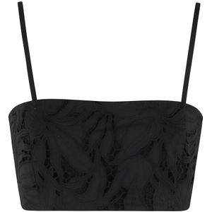 Isabelle Blanche, Dames, Tops, Zwart, Maat: XS Katoen,