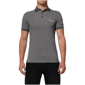 Dolce & Gabbana, Heren, Tops, Grijs, Maat: XS Katoen,