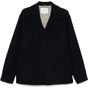 Forét, Heren, Jassen, Blauw, Maat: XL Wol,