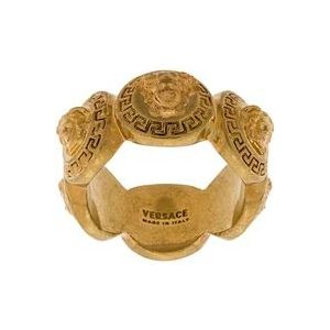 Versace Gouden Medusa Munt Messing Armband , Yellow , Dames , Maat: S