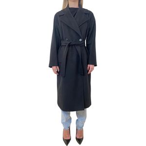 Marella, Dames, Mantels, Zwart, Maat: L Wol,