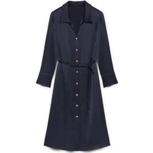 Fiorella Rubino, Dames, Jurken, Blauw, Maat: L Viscose,