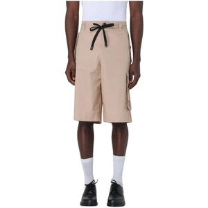 Versace Jeans Couture, Heren, Korte broeken, Bruin, Maat: M Denim,