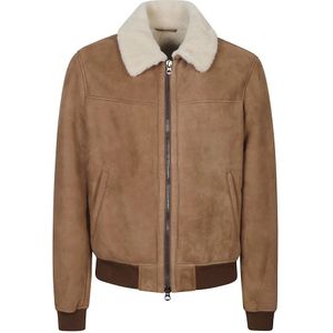 Stewart, Heren, Jassen, Bruin, Maat: L Velours,