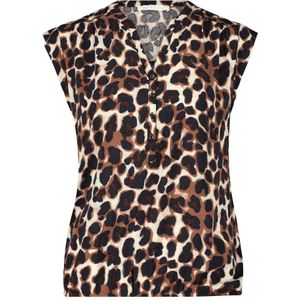 Betty & Co, Dames, Blouses & Shirts, Bruin, Maat: S