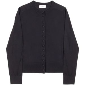 Nenette, Dames, Truien, Zwart, Maat: S Wol,