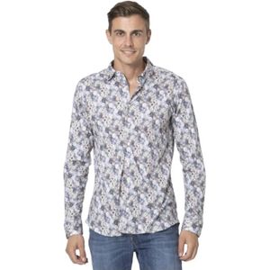 Desoto, Heren, Overhemden, Grijs, Maat: 2XL Katoen,