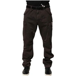 Dolce & Gabbana, Heren, Broeken, Bruin, Maat: XL Katoen,