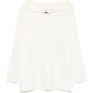 Fabiana Filippi, Dames, Truien, Beige, Maat: XS Wol,