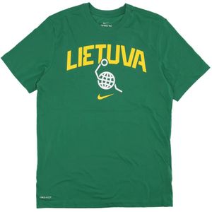 Nike, Heren, Tops, Groen, Maat: M Katoen,