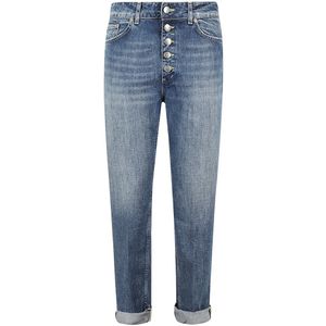 Dondup, Dames, Jeans, Blauw, Maat: W25 Denim,