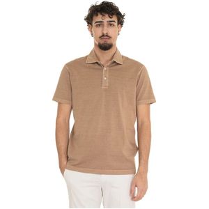 Fay, Heren, Tops, Beige, Maat: 3XL Katoen,