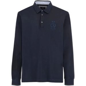 La Martina, Heren, Tops, Blauw, Maat: XL Jersey,