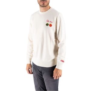 MC2 Saint Barth, Heren, Truien, Wit, Maat: S Wol,