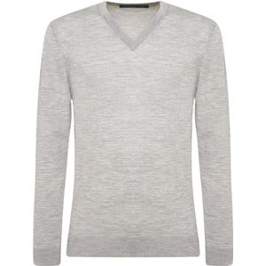 Kiton, Heren, Truien, Grijs, Maat: M Wol,