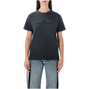 Maison Margiela, Dames, Tops, Zwart, Maat: M Katoen,