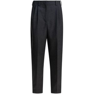 Givenchy, Dames, Broeken, Zwart, Maat: 3XS Wol,