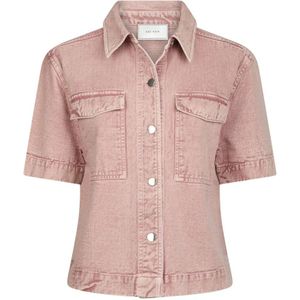 Neo Noir Tiki Solid Shirt | Ash Rose