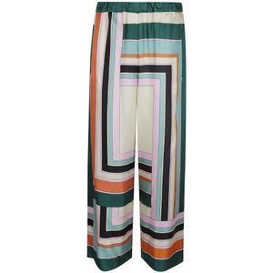 Weekend Max Mara, Dames, Broeken, Veelkleurig, Maat: XL