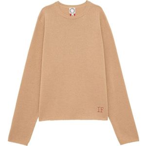 Ines de la Fressange Paris, Dames, Truien, Beige, Maat: XS Wol,