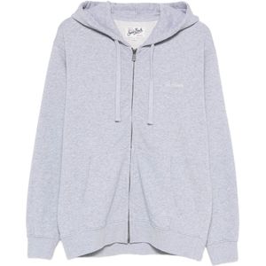 MC2 Saint Barth, Heren, Sweatshirts & Hoodies, Grijs, Maat: S Katoen,