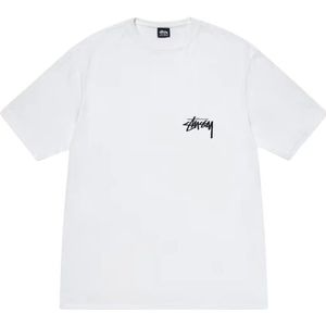 Stüssy, Heren, Tops, Wit, Maat: S