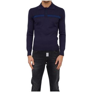 Bikkembergs, Heren, Truien, Blauw, Maat: M Wol,