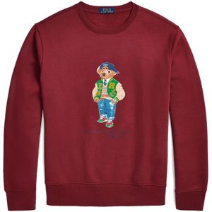 Polo Ralph Lauren, Heren, Sweatshirts & Hoodies, Rood, Maat: L Katoen,