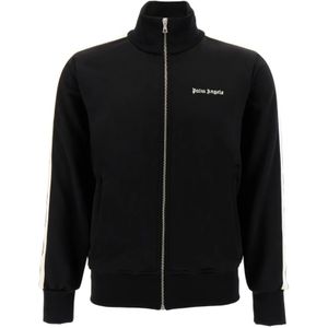 Palm Angels, Heren, Sweatshirts & Hoodies, Zwart, Maat: S