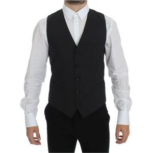 Dolce & Gabbana, Heren, Pakken, Grijs, Maat: L Wol,