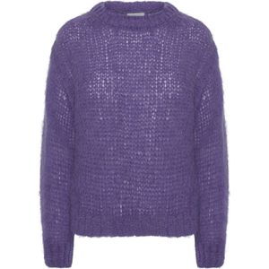 Americandreams, Dames, Truien, Paars, Maat: S Wol,