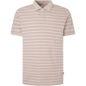 Pepe Jeans, Heren, Tops, Beige, Maat: L Katoen,