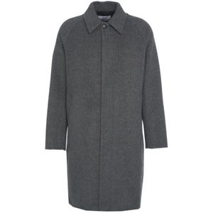 Mauro Grifoni, Heren, Mantels, Grijs, Maat: L Wol,