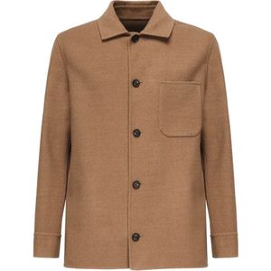 Eleventy, Heren, Jassen, Bruin, Maat: S