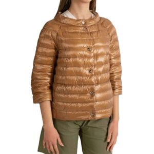 Herno, Dames, Jassen, Bruin, Maat: XL Zijde,