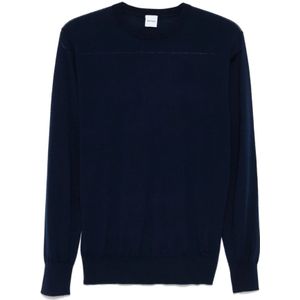 Aspesi, Heren, Truien, Blauw, Maat: L Wol,