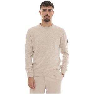 Roy Roger's, Heren, Truien, Beige, Maat: M Wol,